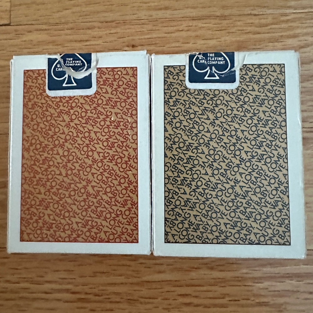 Vintage 1985 Virginia Slims Playing Cards 2 Decks